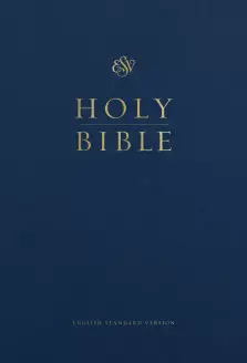 ESV Pew and Worship Bible, Blue, Hardback, Large Print, Responsive Readings