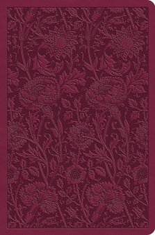 ESV Value Compact Bible (TruTone, Raspberry, Floral Design)