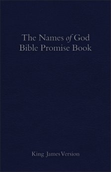 The KJV Names of God Bible Promise Book, Blue Imitation Leather