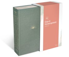 NLT DaySpring Hope & Encouragement Bible, Green, Hardback, Devotional, Reflections, Reading Plans, Wide Margin, Journalling, Ribbon Markers