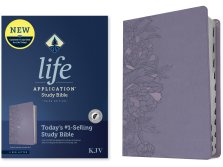 KJV Life Application Study Bible, Third Edition (LeatherLike, Peony Lavender, Indexed, Red Letter)