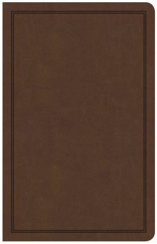 CSB Deluxe Gift Bible, Brown LeatherTouch