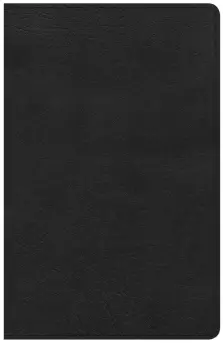 KJV Large Print Personal Size Reference Bible, Black Leathertouch