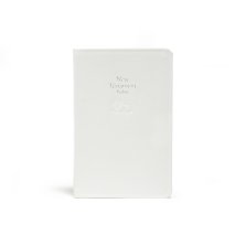 KJV Babys New Testament & Psalms: White, Imitation Leather