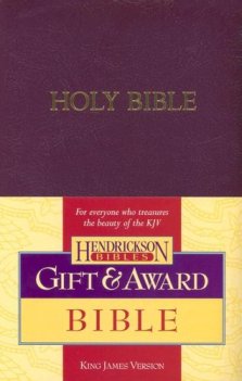 KJV  Gift & Award Bible: Royal Purple, Imitation Leather