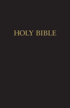 KJV Large Print Pew Bible: Black Hardback