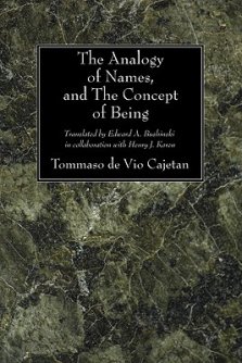 The Analogy of Names and the Concept of Being