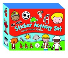 My Mini Sticker Activity Set - 6 Books Over 150 Stickers (Blue Box)