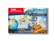 World of Discovery 500 Pc Jigsaw/Book - The World