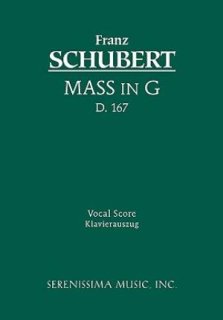 Mass in G, D. 167 - Vocal Score