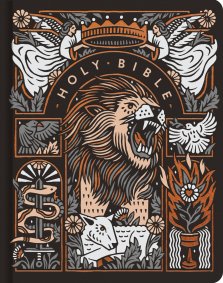 ESV Single Column Journaling Bible, Artist Series, Red Letter (Hardcover, Joshua Noom, The Lion and the Lamb)