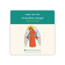 Guardian Angel Pin Badge