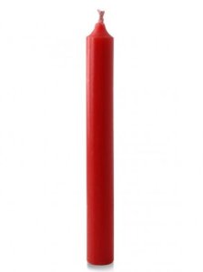 4 1/2" x 1/2" Red Candles - Pack of 50