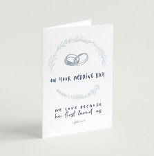 On Your Wedding Day Greeting Card