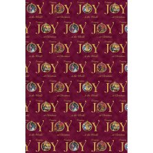 Joy 6 Gift Wrap & 6 Tags