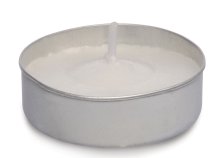 White Metal St Patrick 2 hr Tea Lights - Pack of 125