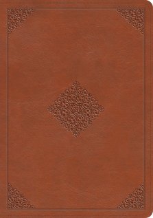 ESV Study Bible (TruTone, English Saddle, Ornament Design)