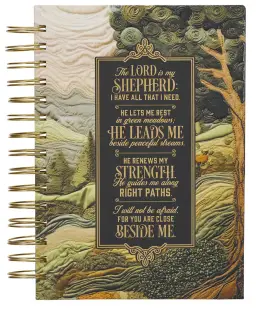 Journal Wirebound Tapestry The Lord is my Shepherd Ps. 23