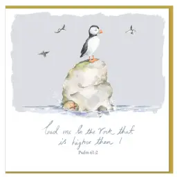 Puffin Encouragement Single Card