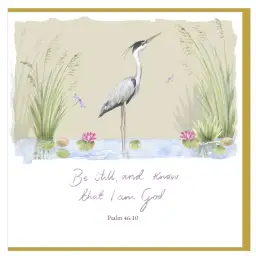 Heron Encouragement Single Card