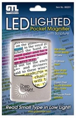 LED Lighted Pocket Magnifier