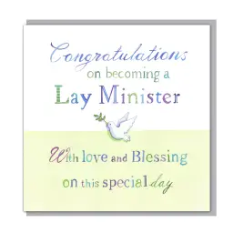 Lay Minister Single Card