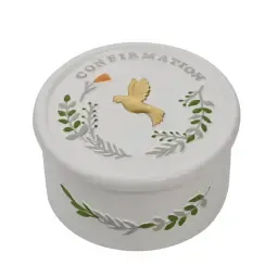 Faith & Hope Resin Trinket Box - Confirmation