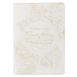 Journal Classic Ivory Everything Beautiful Ecc. 3:11