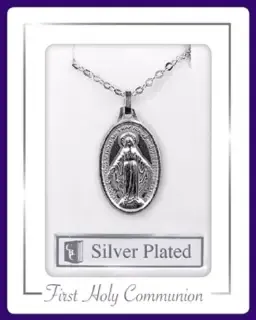 Miraculous Communion Silver Plated Necklet