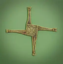 Saint Brigid's Resin Cross