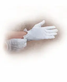 White Gloves - Small Cotton