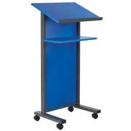 Blue Panel Front Lectern