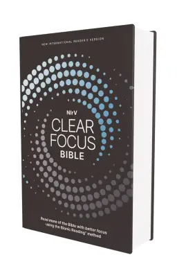 NIrV, Clear Focus Bible, Hardcover, Charcoal/Blue