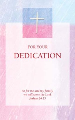 Dedication Card - Pack of 10