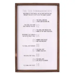 Wall Art 10 Commandments