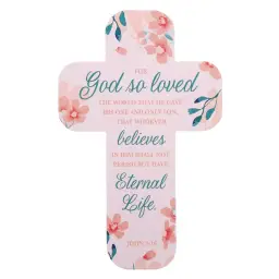 Cross Bookmark John 3:16 Pack Of 12