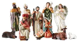 11 Piece 12" Resin Nativity Set