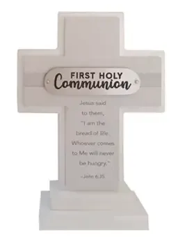 6" Wood Message Communion Cross