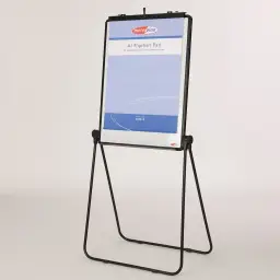 Ultimate Loop Leg Flipchart Easel in Black