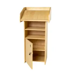 Maple Finish Secure Lectern