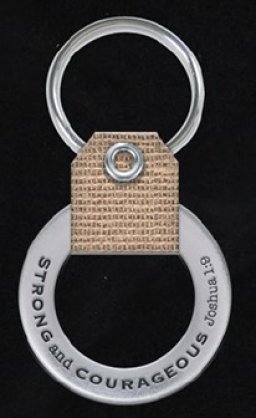 Man of Courage Key Ring