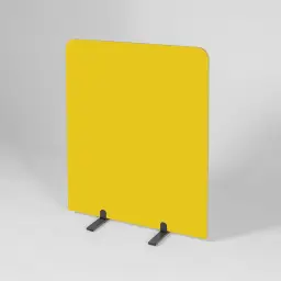 120 x 100cm Yellow Curve Screen with Black Frame (BusyScreen)