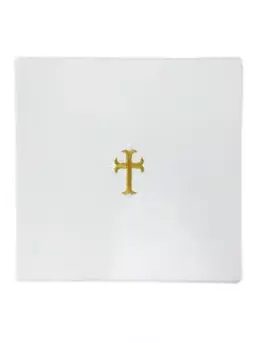 New 16" x 16" Purificator - Polycotton - Gold Cross Design