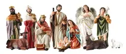 11 Piece 6" Resin Nativity Set