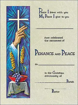 Penance Certificate