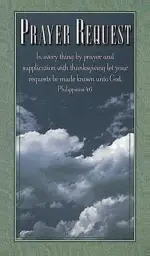 Prayer Request Pew Cards (Package of 50)