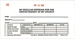 Offering Envelope: My Regular Offering - Dated (Package of 53)