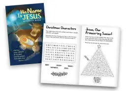 His Name is Jesus Activity Books (Pack of 12)