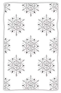 Meghan Earle Christmas Snowflake Tea Towel