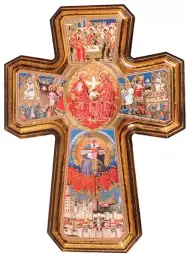 5 1/2 inch Holy Spirit Wood Cross